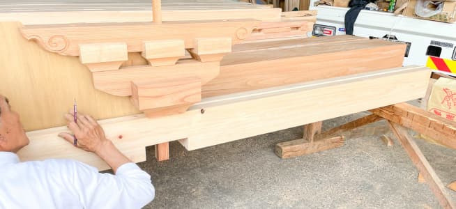 神社仏閣も手掛ける技術